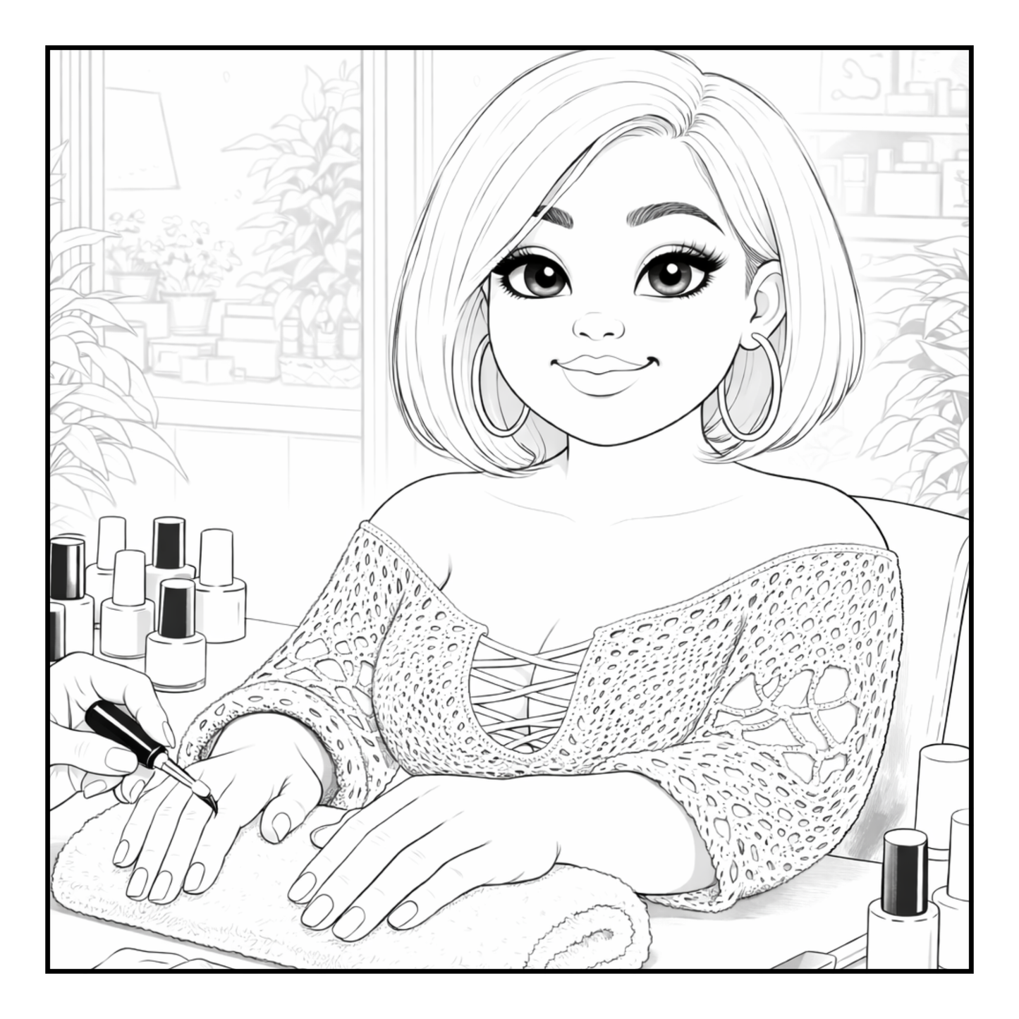 Curves in Cozy Spaces Coloring Book A Relaxing Coloring Journey Celebrating Curvy Beauty & Self-Care