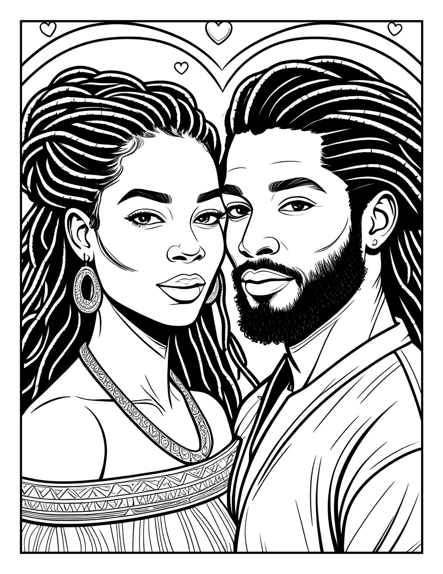 Black Couples in Love A Coloring Journey of Romance and Beauty: Celebrating Black Love, Passion, and Connection While Promoting Relaxation, Stress Relief, and Mindfulness
