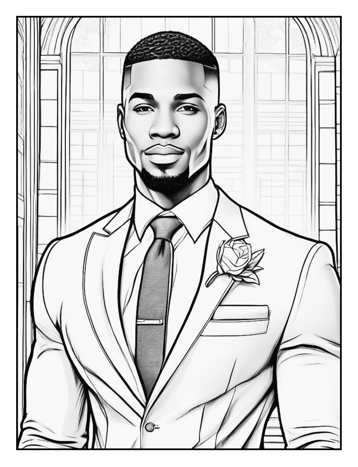 Breathe King Anxiety Relief Coloring Book | Black Mental Health | 43-Page Digital Download for Stress Relief