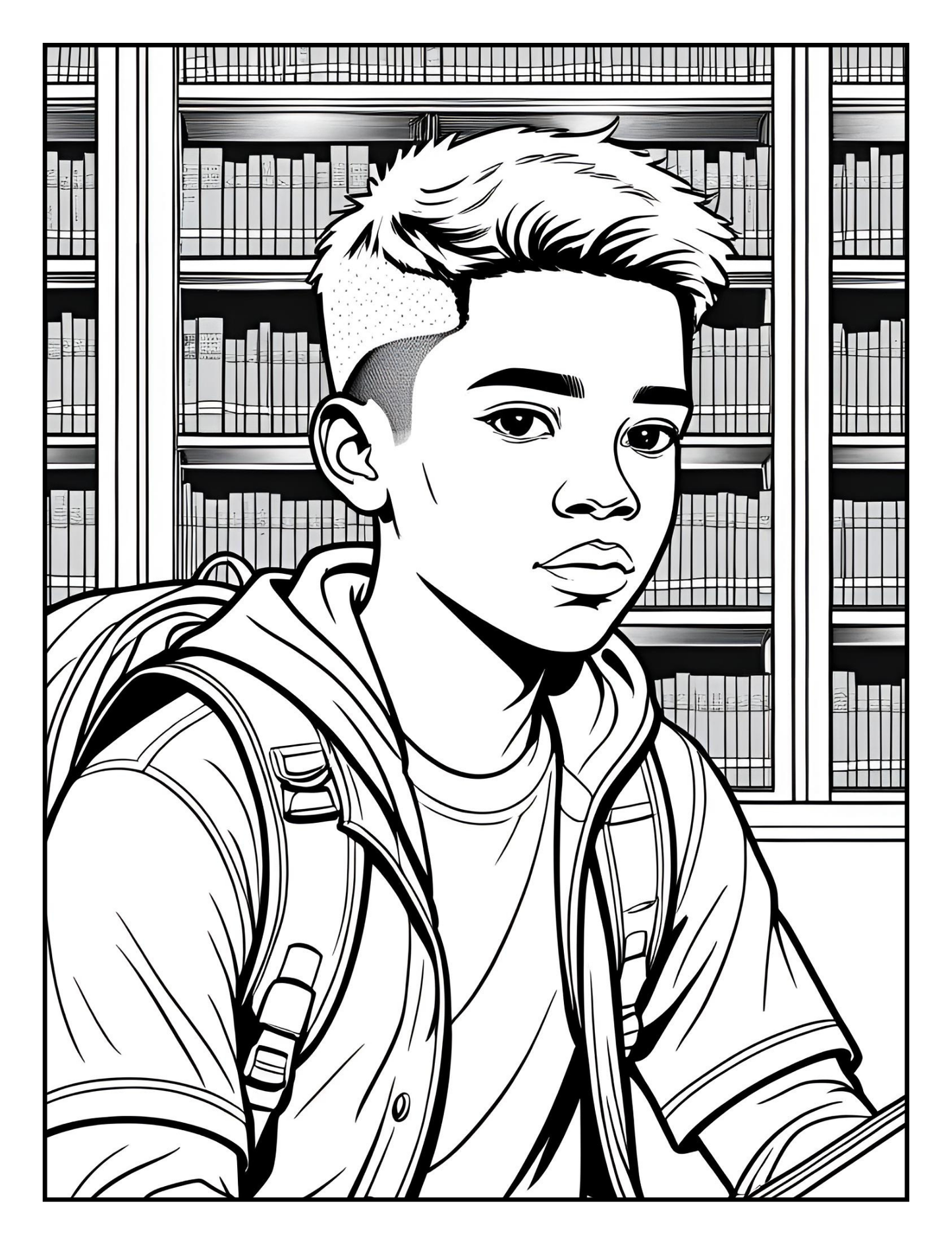 Breathe, Strong A Therapeutic Coloring Book Series for Teens Perfect for Helping Young Men Stay Grounded, Calm, Manage Anxiety and Build Confidence