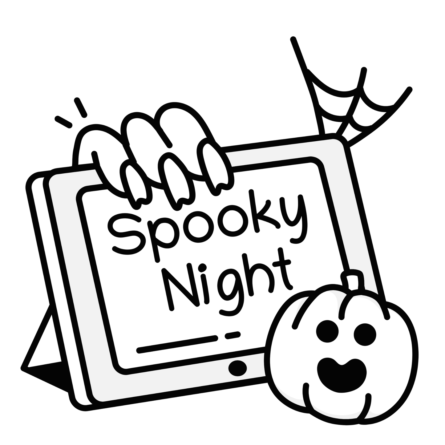 Spooky and Simple Halloween Coloring Book: A Fun Halloween Coloring Book with Bold and Easy Designs, Magical Halloween Potions, Little Monsters, and Smiling Pumpkins