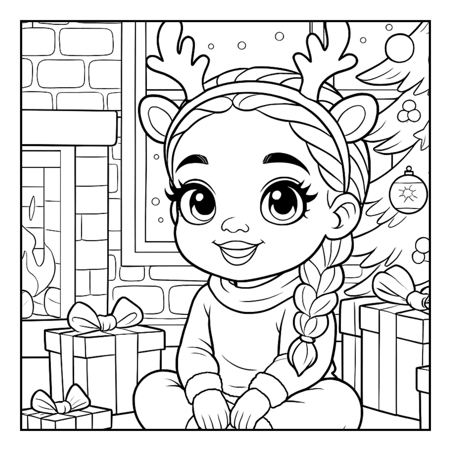 Little Snow Queens Christmas Coloring Book A Holiday Coloring Book Full of Snowball Fights, Cozy Vibes & Holiday Fun for Kids, Teens and Adults
