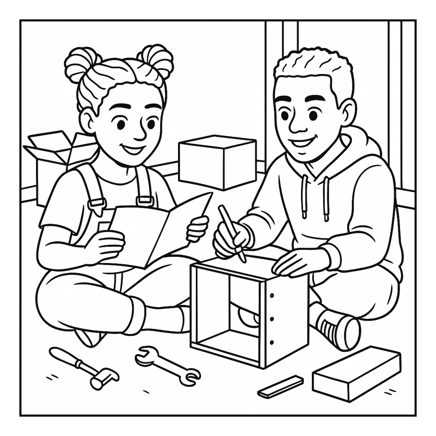 Cozy Love Vibes A Black Romance Coloring Book Bold and Easy Coloring Book for Adults and Teens with Heartwarming Love, Connection, and Cozy Activities for Stress Relief