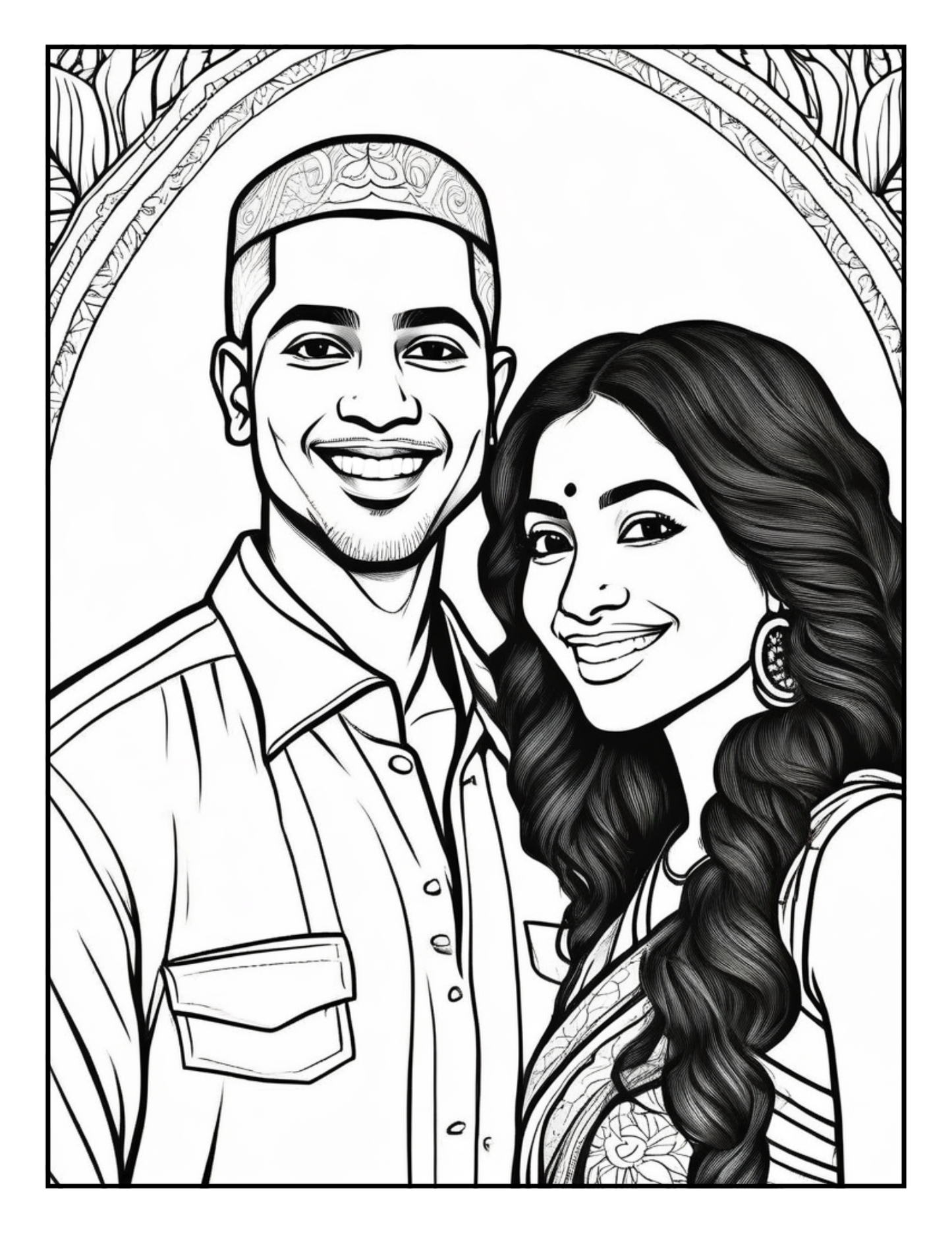 Love Around the World: A Global Couples Coloring Book | Diverse Romantic Illustrations for Relaxation and Stress Relief Couples In Love