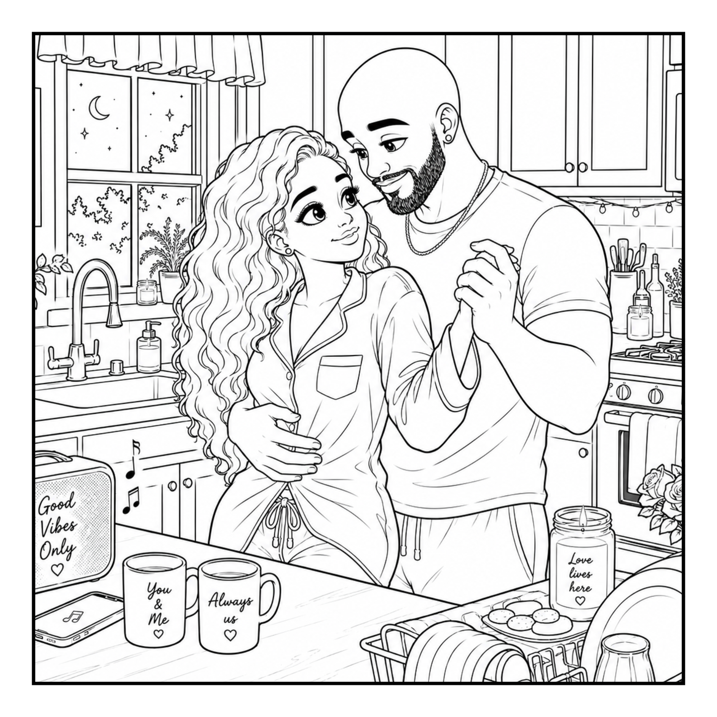 The Moments that made us A Coloring Journey From First Dates to Forever, Celebrating Love, Family & Growing Old Together