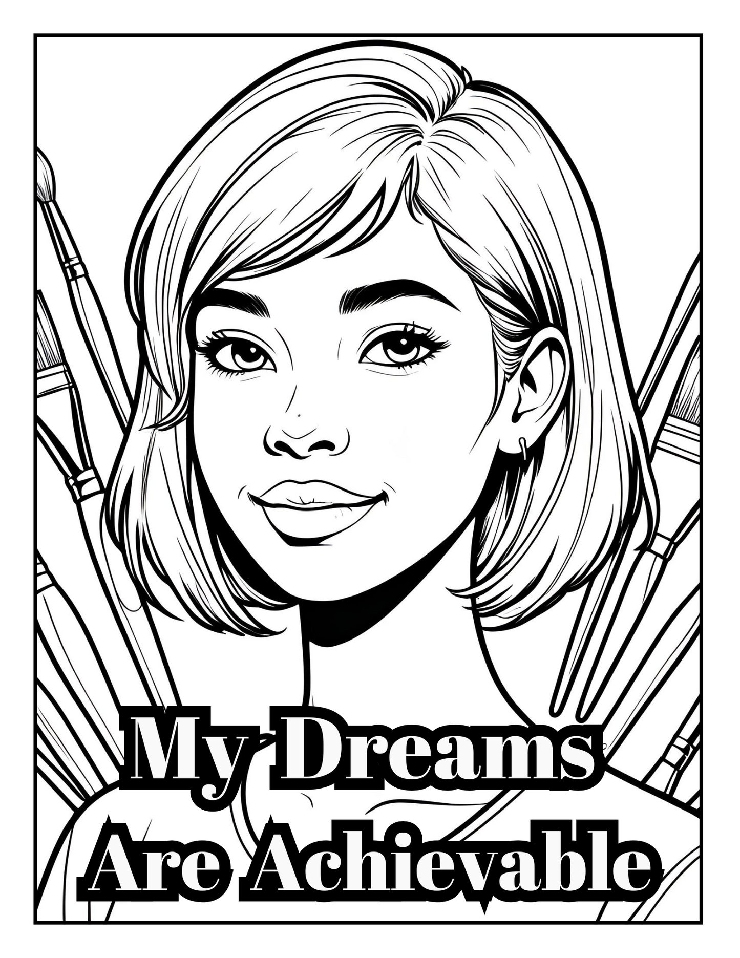 Crowned in Confidence Coloring Book of Affirmations for Teen Girls: Celebrating Beauty and Strength with Uplifting Affirmations For Teen Girls Seeking an Outlet That Promotes Positivity and Self-Love