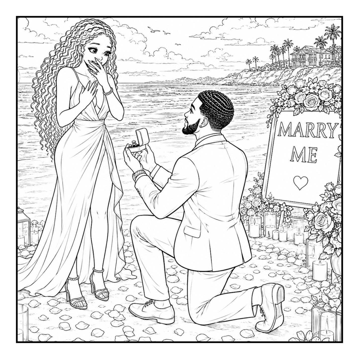 The Moments that made us A Coloring Journey From First Dates to Forever, Celebrating Love, Family & Growing Old Together Digital Download