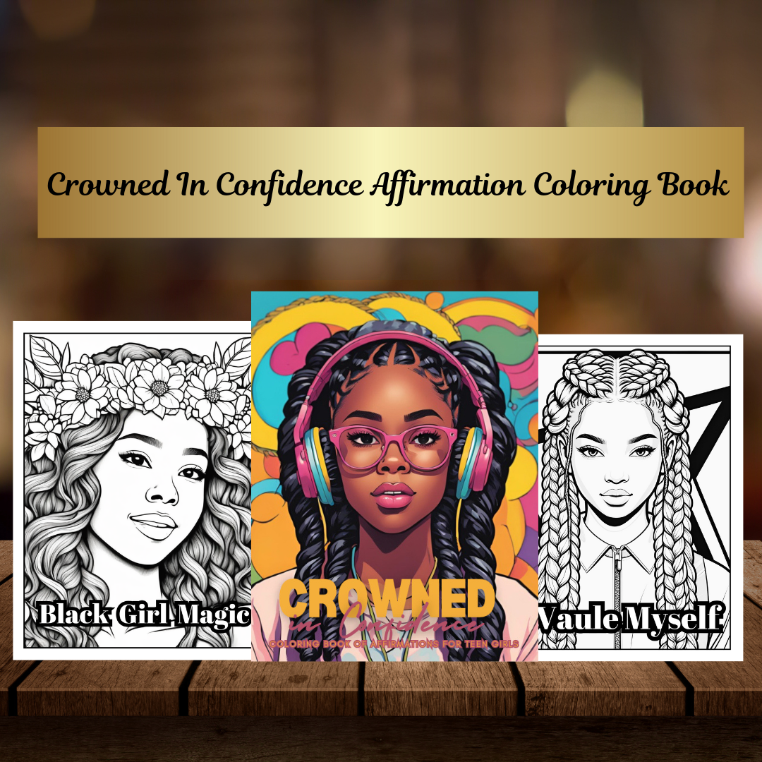 Affirmation Coloring Pages for Teen Girls | Uplifting and Positive Quotes | Digital Download for Self-Love, Motivation and Empowerment