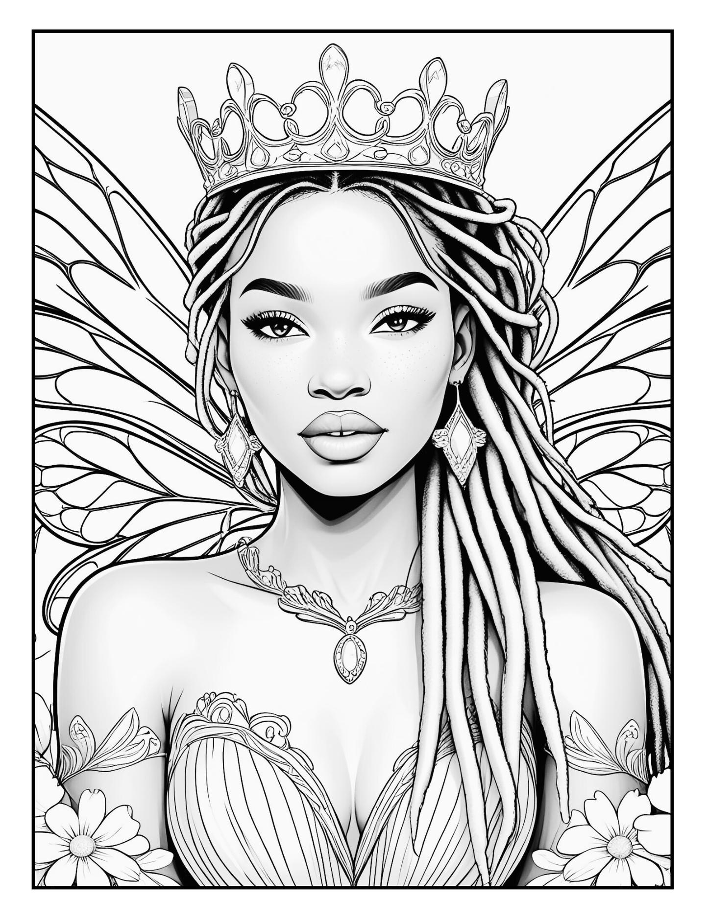 Enchanted Fairy Princess: A Magical Coloring Book for Fairy Princesses of All Ages