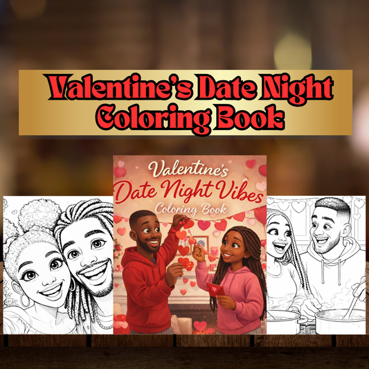 Valentine’s Date Night Vibes Coloring Book