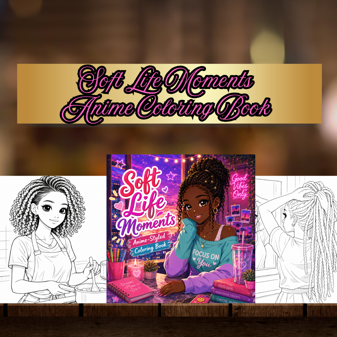 Soft Life Moments Anime-Styled Digital Download