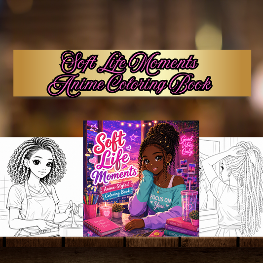 Soft Life Moments Anime-Styled Digital Download
