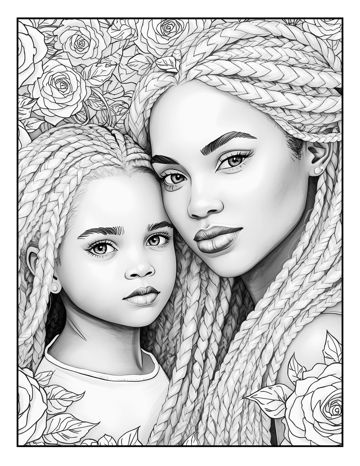 Mommy and Me Moments Coloring Book|Mommy and Me| Mother|Daughter|Digital Download| Printable Coloring Pages