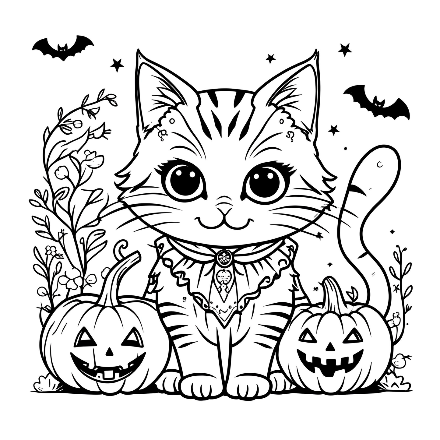 Spooky and Simple Halloween Coloring Book: A Fun Halloween Coloring Book with Bold and Easy Designs, Magical Halloween Potions, Little Monsters, and Smiling Pumpkins