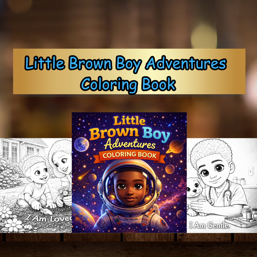 Little Brown Boy Adventures Digital Downloads
