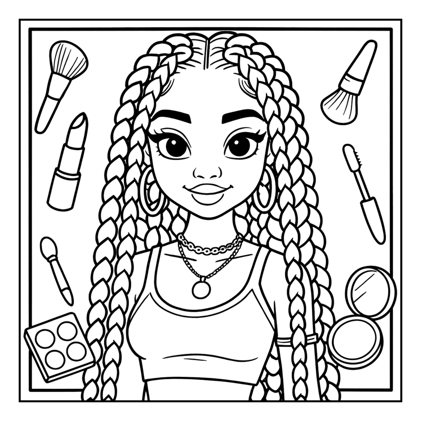Color Her Calm A Self-Care Coloring Book for Black Women: A Mindful Coloring Journey Celebrating Black Beauty, Confidence, and Relaxation