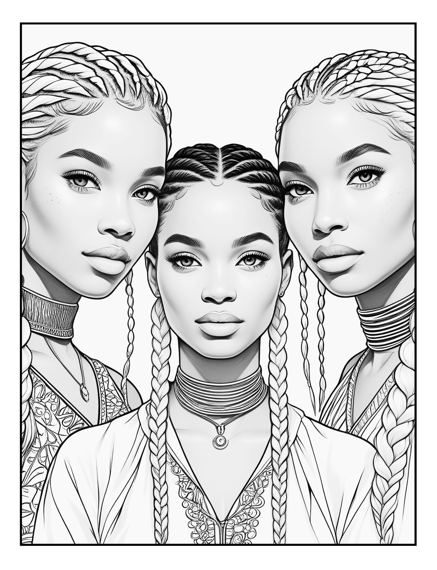 Black Women Friendship Coloring Book | Uplifting Quotes | Sisterhood Gift | Relaxation & Self Care Art Pages | Digital Download