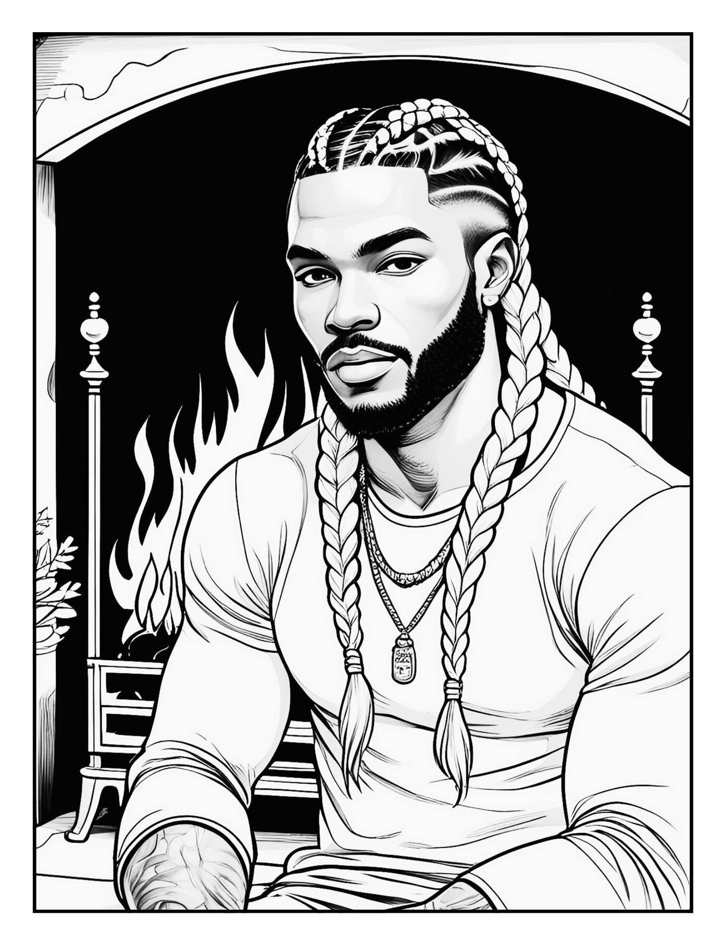 Breathe, King A Safe Space for Men to Breathe, Heal, and Be Still A Mindful Coloring Book for Black Men Managing Anxiety with Strength