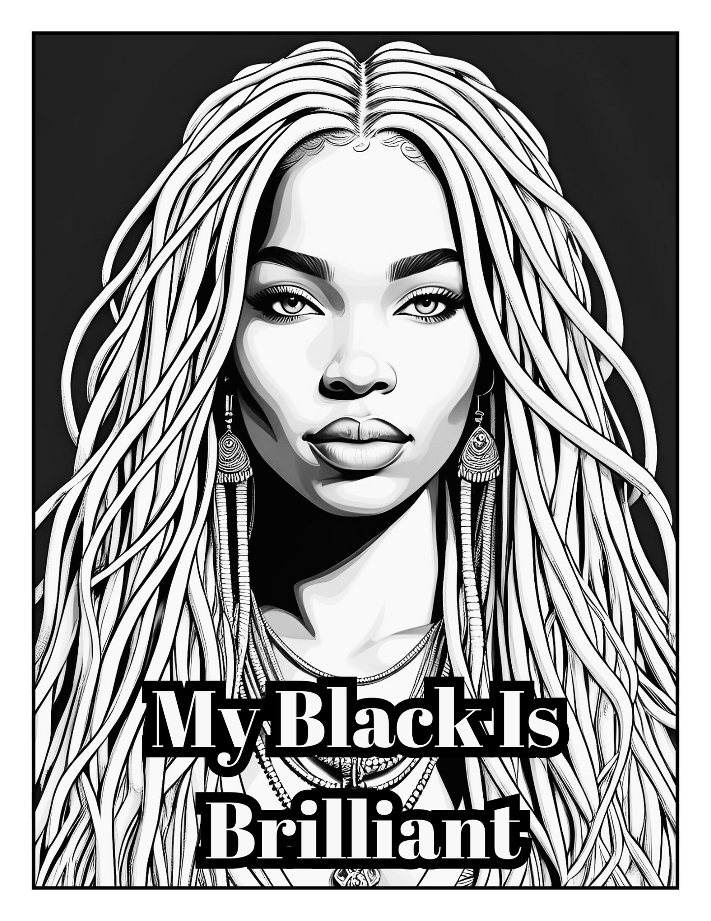 Embrace Your Shade Queen Coloring Book of Affirmations for Black Women: Celebrating Beauty, Strength, and Power of Black Women, With Uplifting Affirmations Designed to Inspire Self-Love