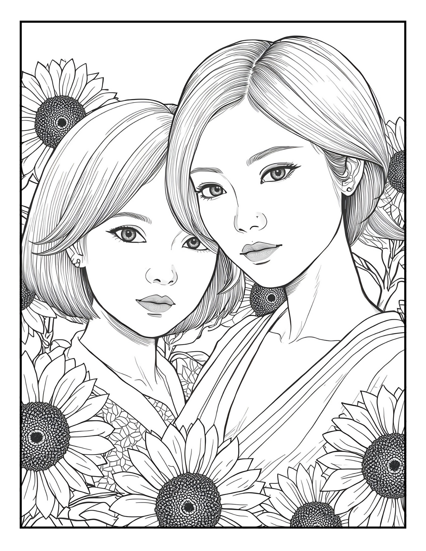 Mommy and Me Moments Coloring Book|Mommy and Me| Mother|Daughter|Digital Download| Printable Coloring Pages