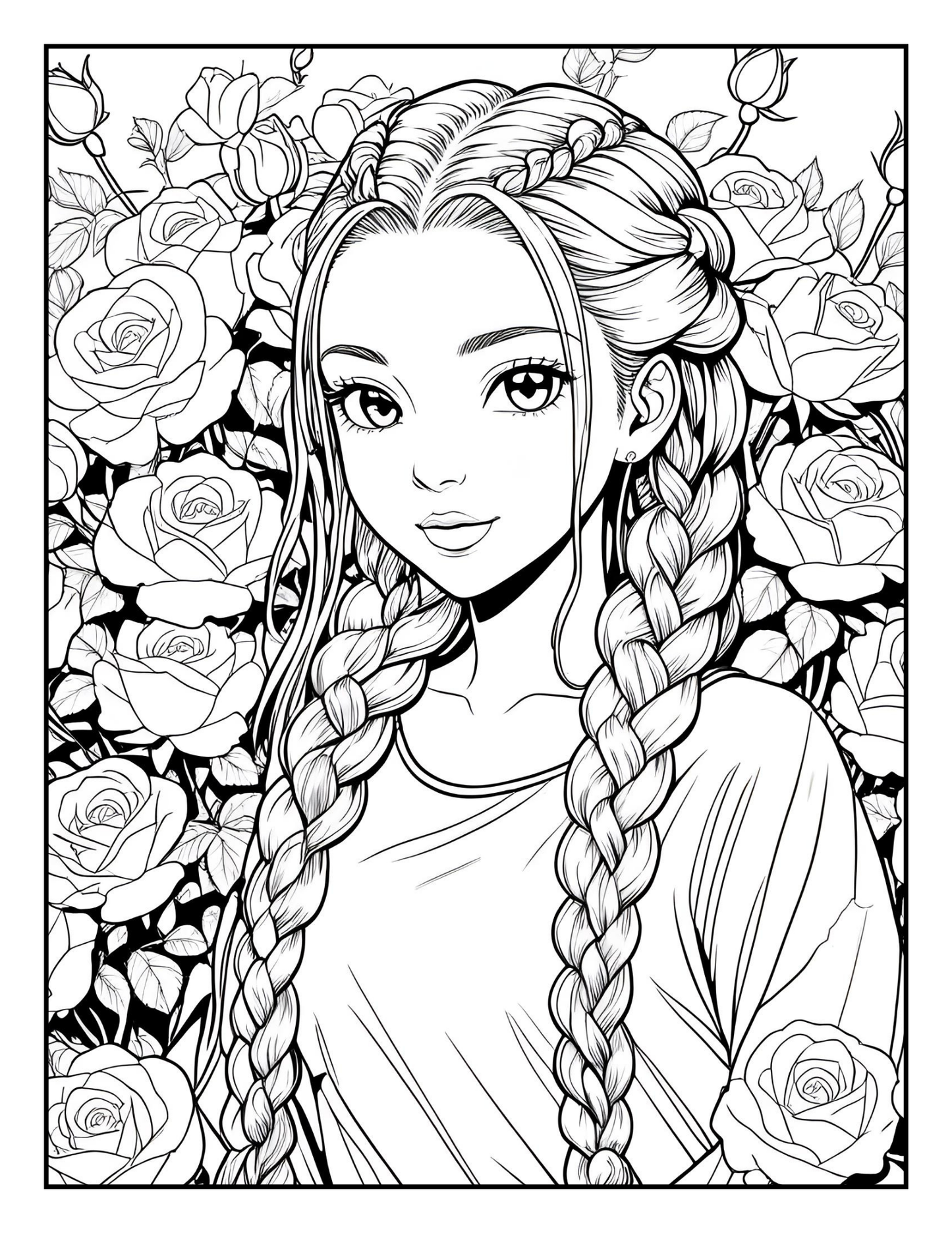 Melanin Magic A Black Girl Coloring Book: Celebrating Black Girl Magic with Anime-Inspired Art, Bold Hairstyles, and Expressive Features