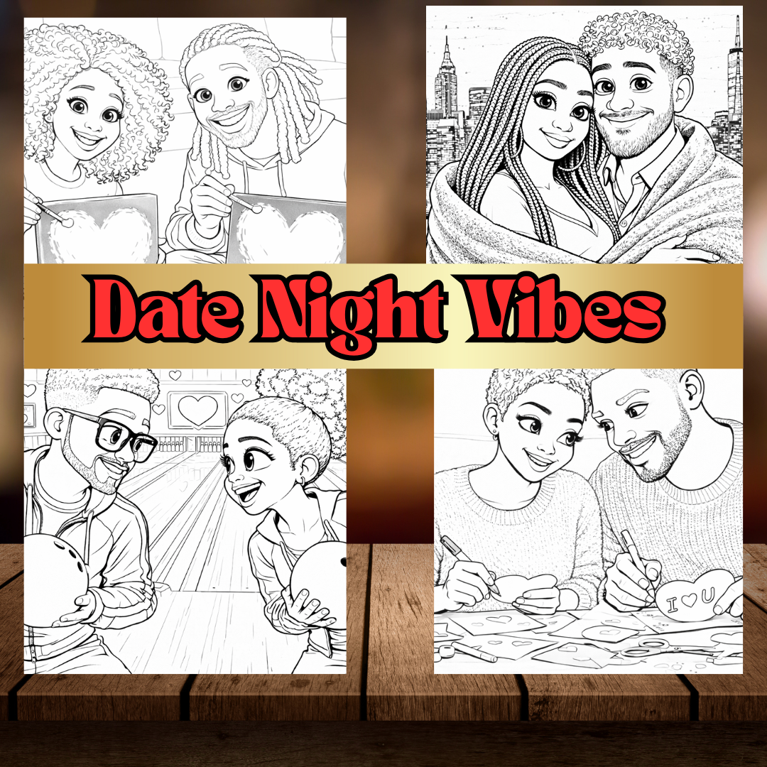 Valentine’s Date Night Vibes Coloring Book
