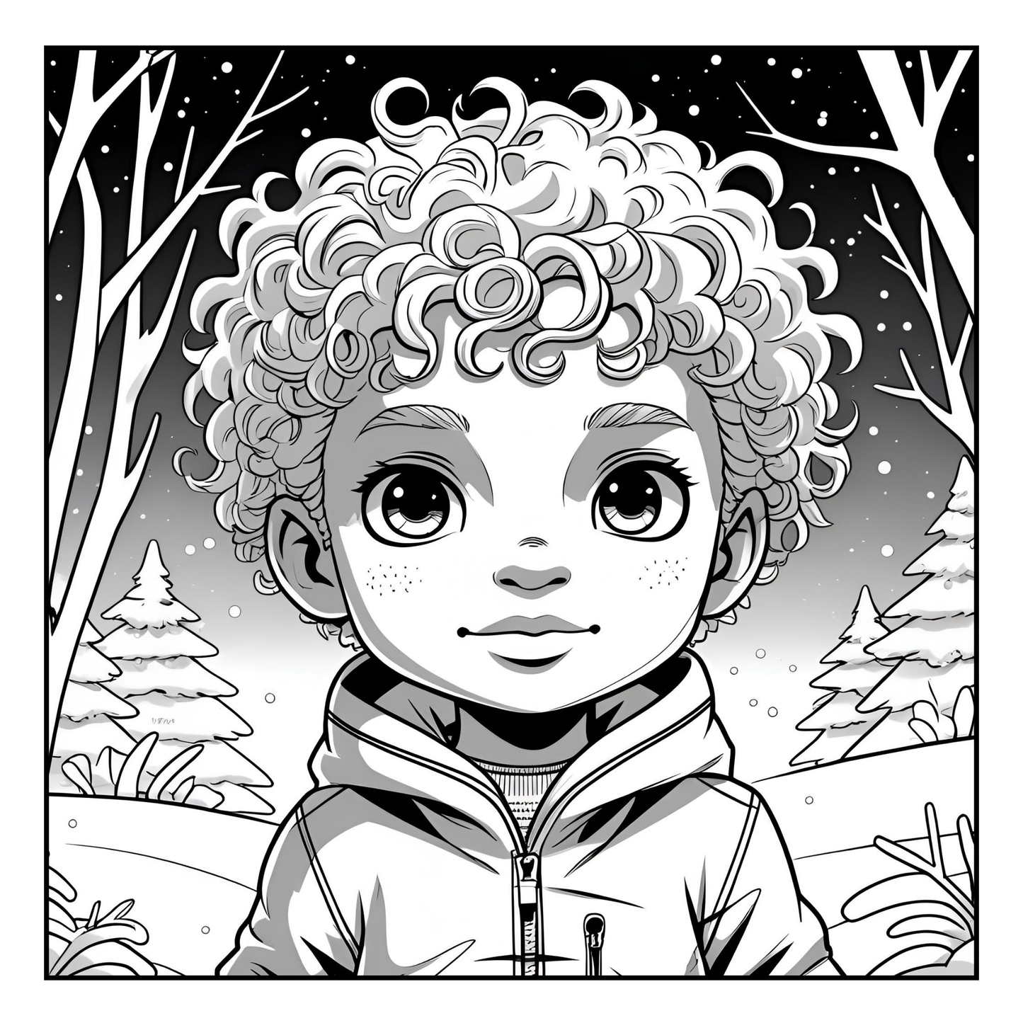 Little Snow Kings Christmas Coloring Book A Holiday Coloring Book Full of Snowball Fights, Cozy Vibes & Holiday Fun for Kids, Teens and Adults