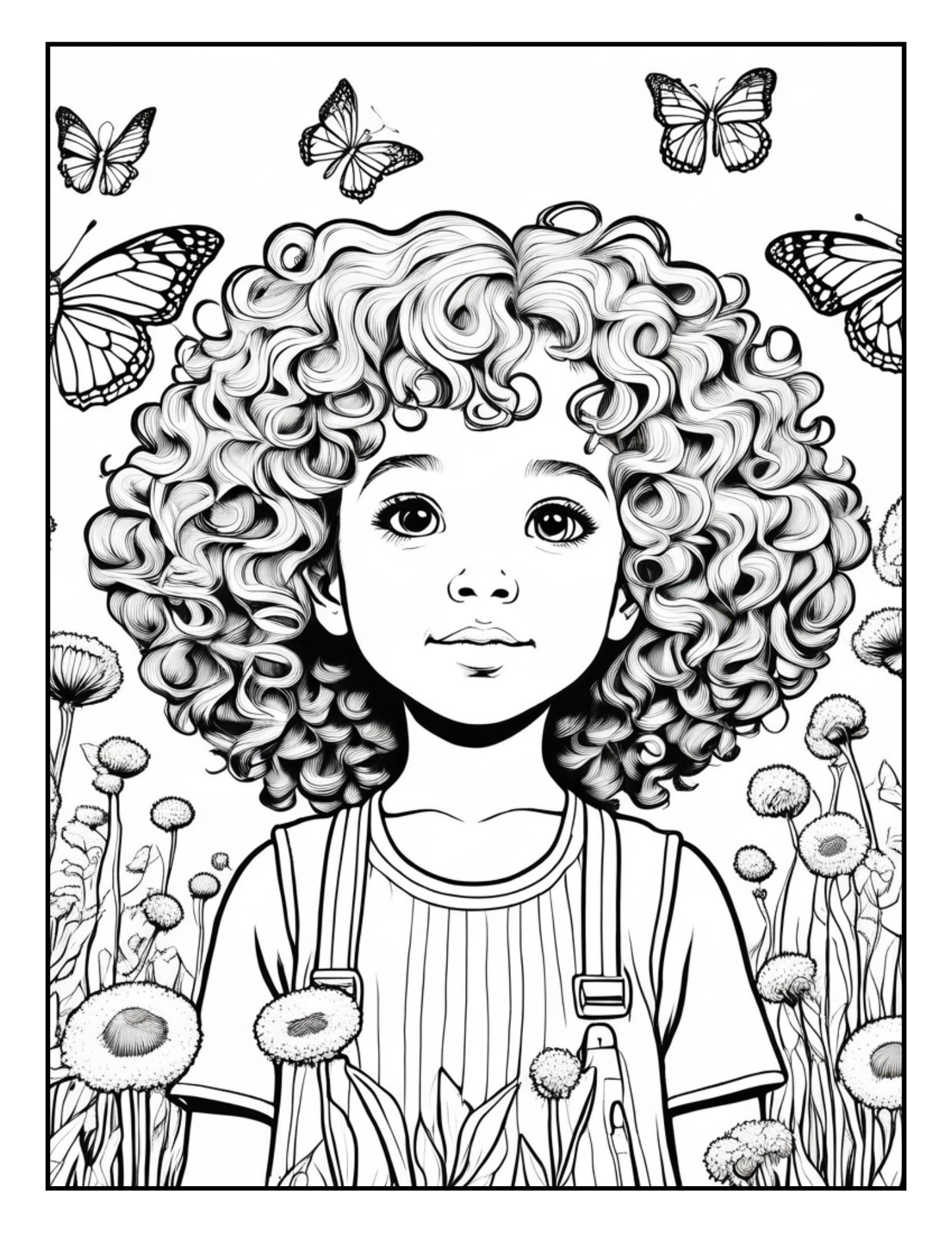 Blooming Beauty A Magical Flower Girl Coloring Journey: Unleash Your Creativity in a Whimsical World of Floral Girls and Enchanted Gardens