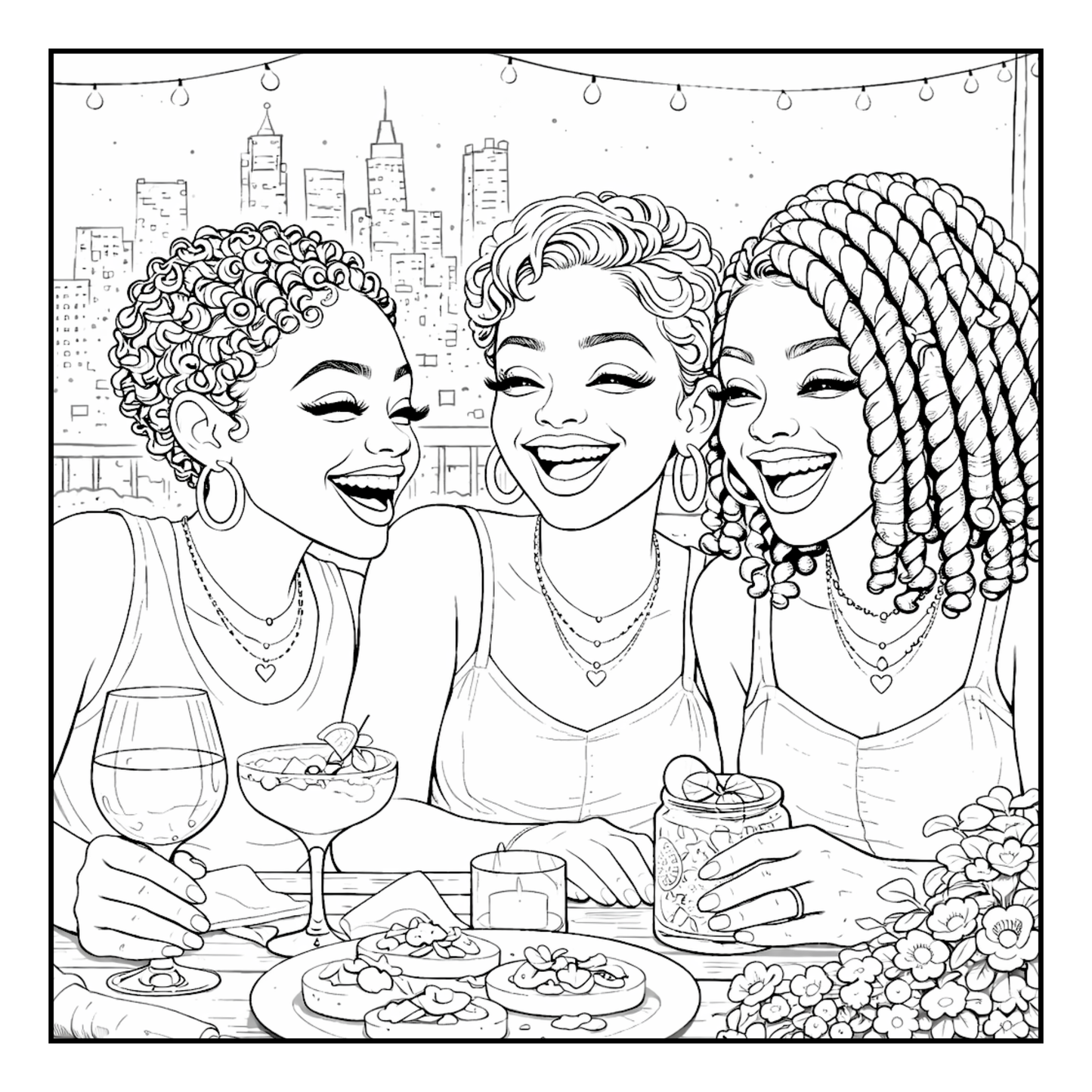 Sisterhood Never Fades A Coloring Book of Friendship, Love & Unbreakable Bonds