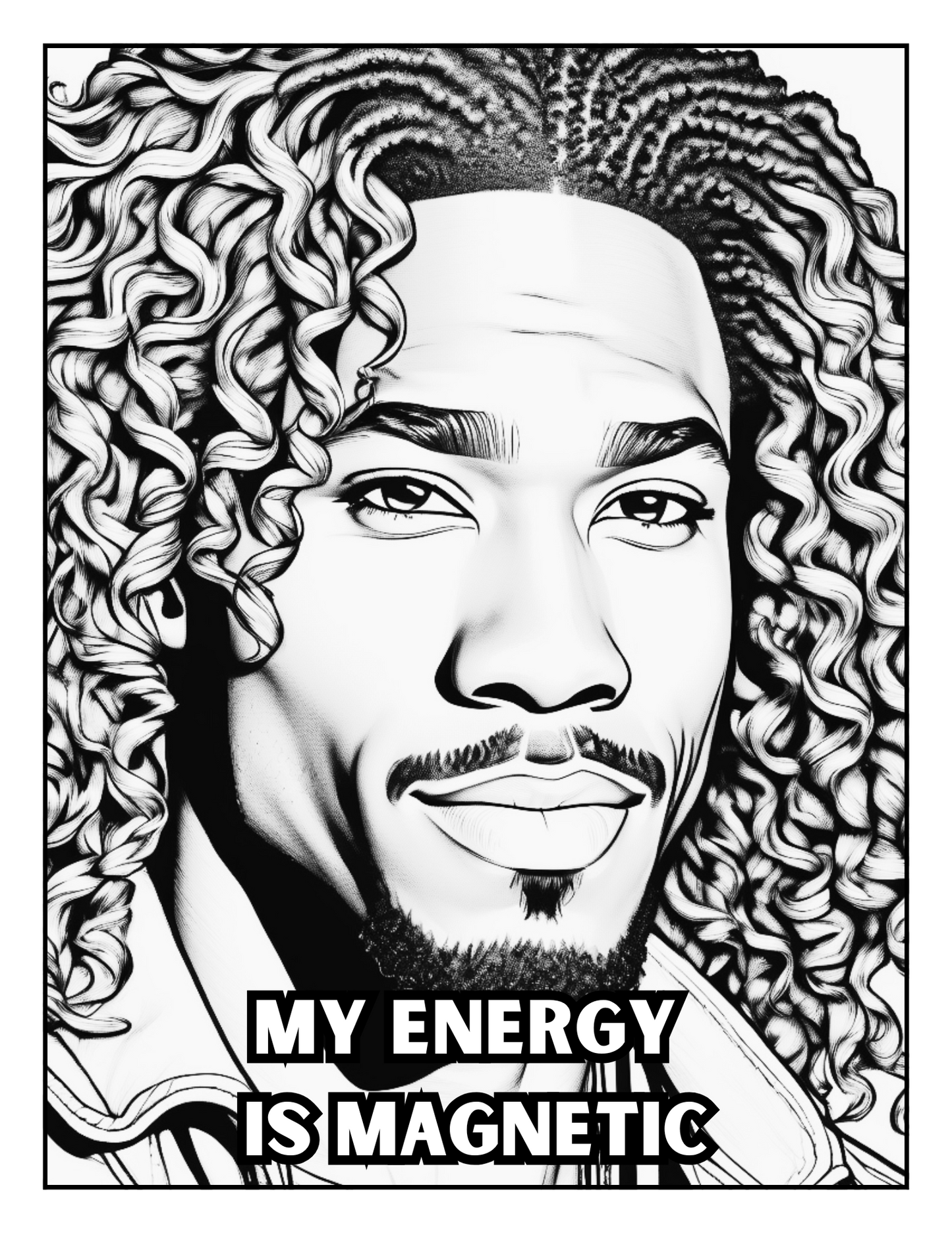 Melanin Kings A Coloring Book of Affirmations for Men's Strength and Success  Empowering Confidence and Greatness Through Words of Self-Love