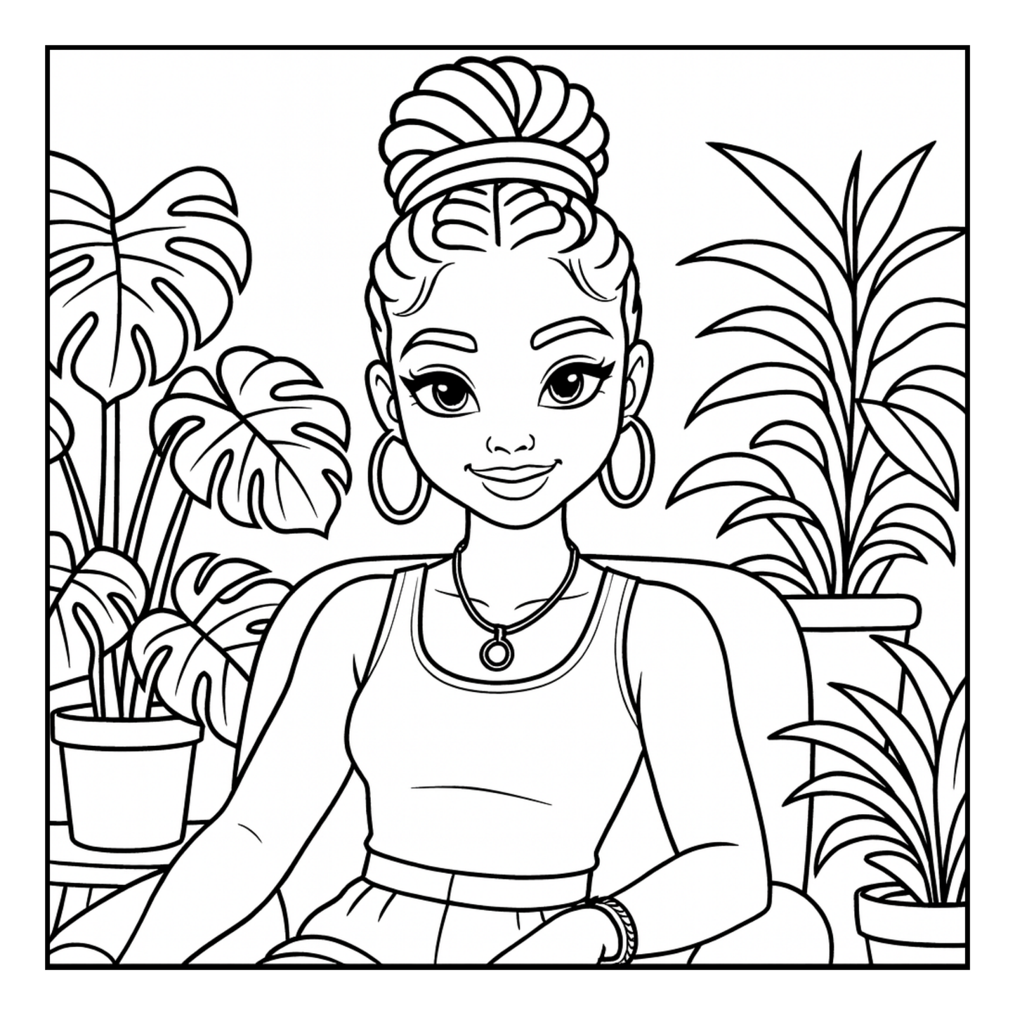 Color Her Calm A Self-Care Coloring Book for Black Women: A Mindful Coloring Journey Celebrating Black Beauty, Confidence, and Relaxation
