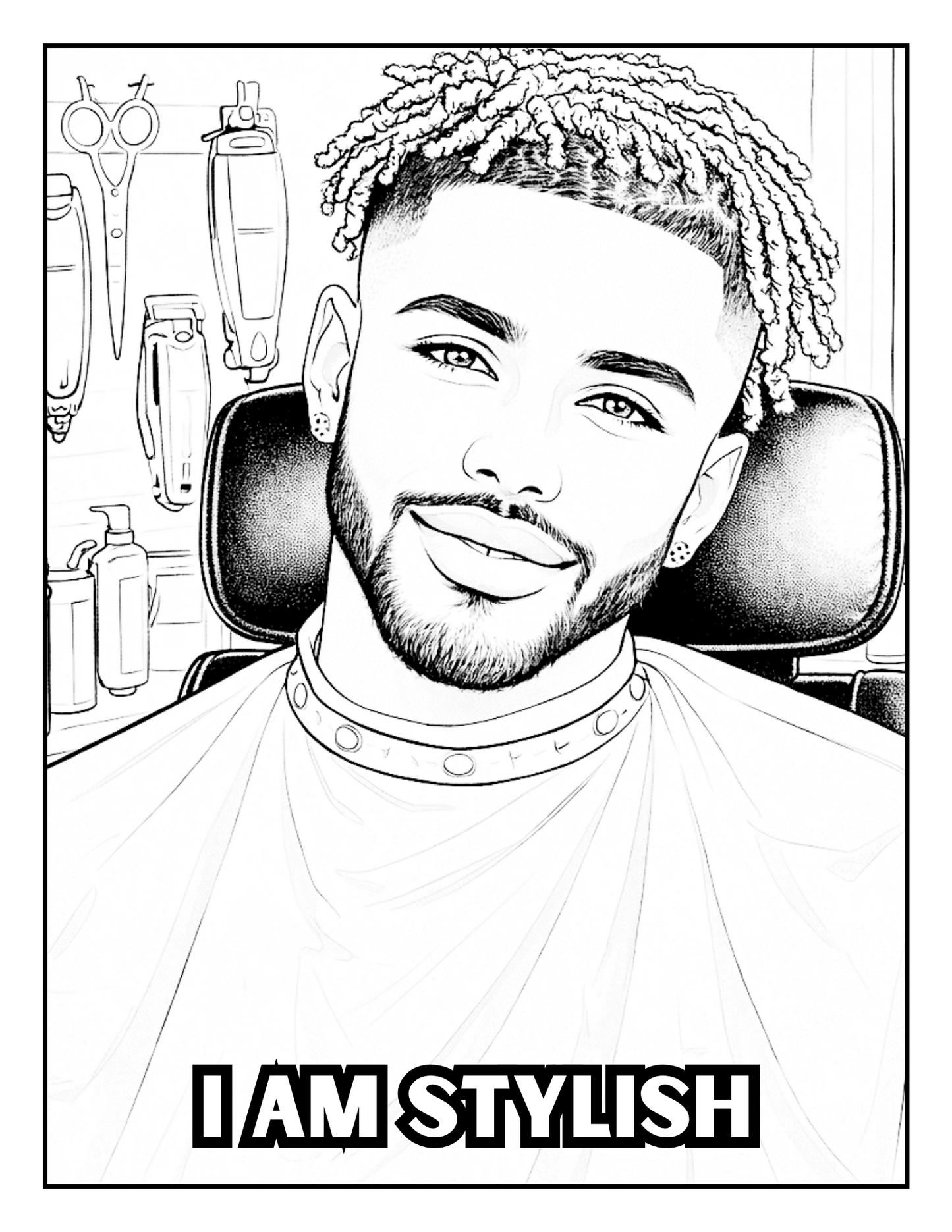 Melanin Kings A Coloring Book of Affirmations for Men's Strength and Success  Empowering Confidence and Greatness Through Words of Self-Love