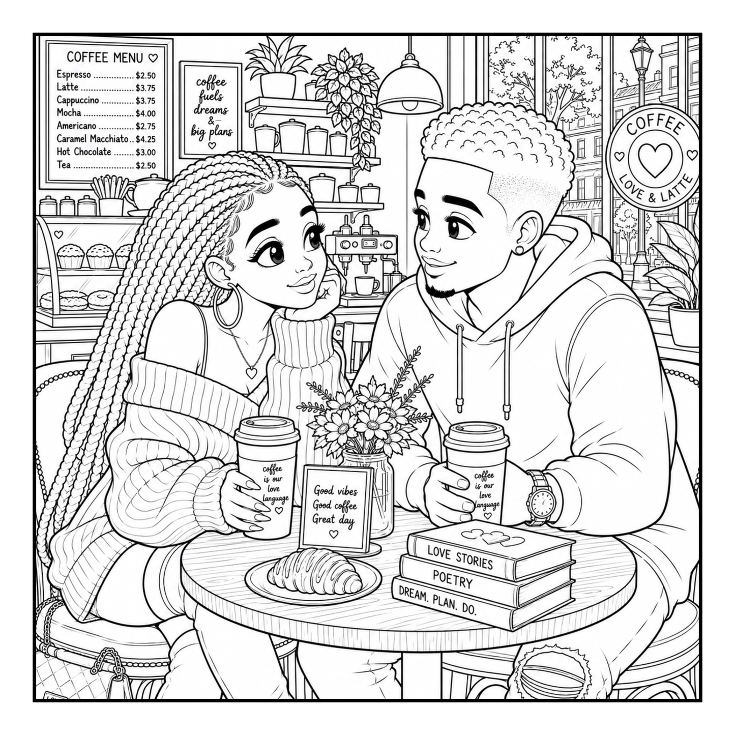 The Moments that made us A Coloring Journey From First Dates to Forever, Celebrating Love, Family & Growing Old Together Digital Download