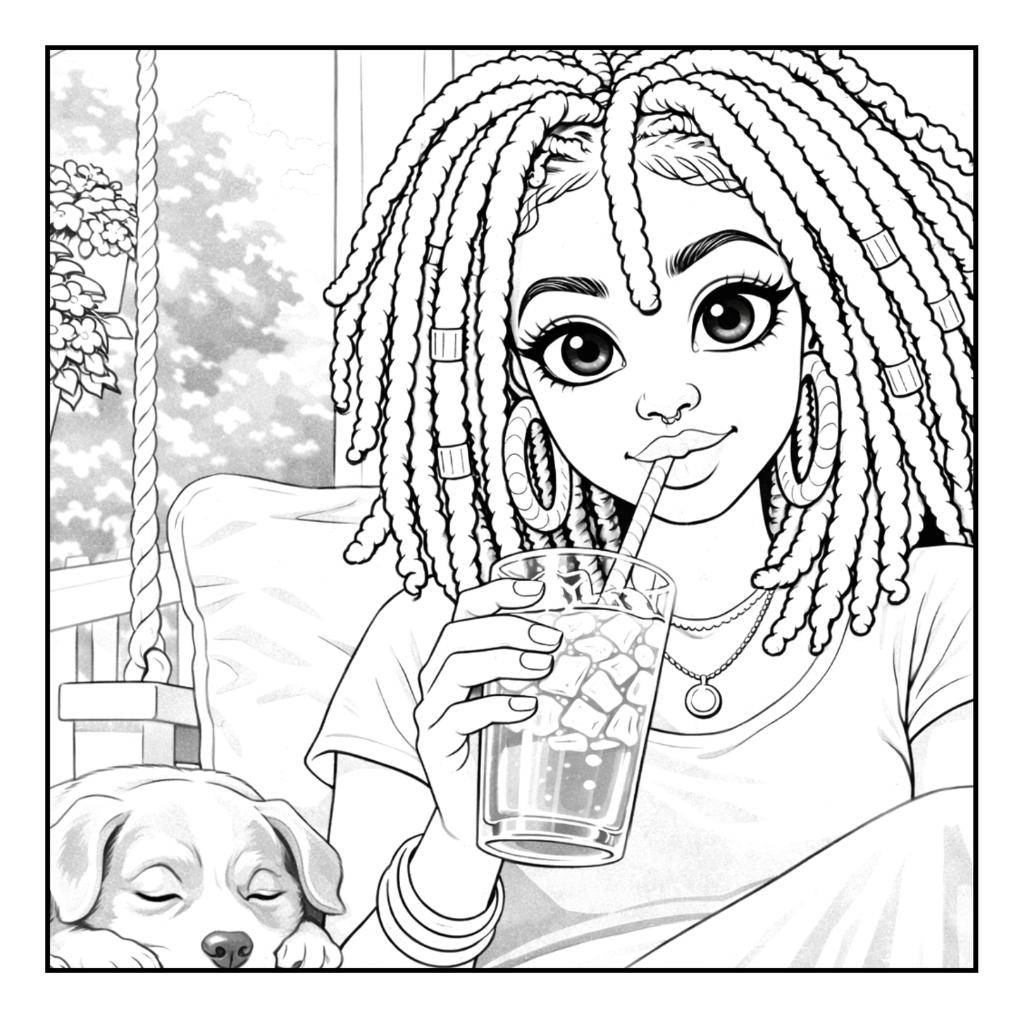 Every Day Queens A Coloring Book of Joy & Confidence Celebrating Black Hair & Embracing Every Twist, Loc, Curl & Crown Worn With Pride