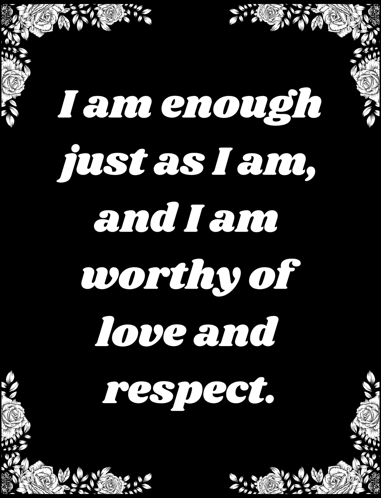 You Are Enough A Journey of Coloring and Affirmations: A Coloring Path to Healing Through Daily Affirmations, Self-Love and Self-Reflection for Women