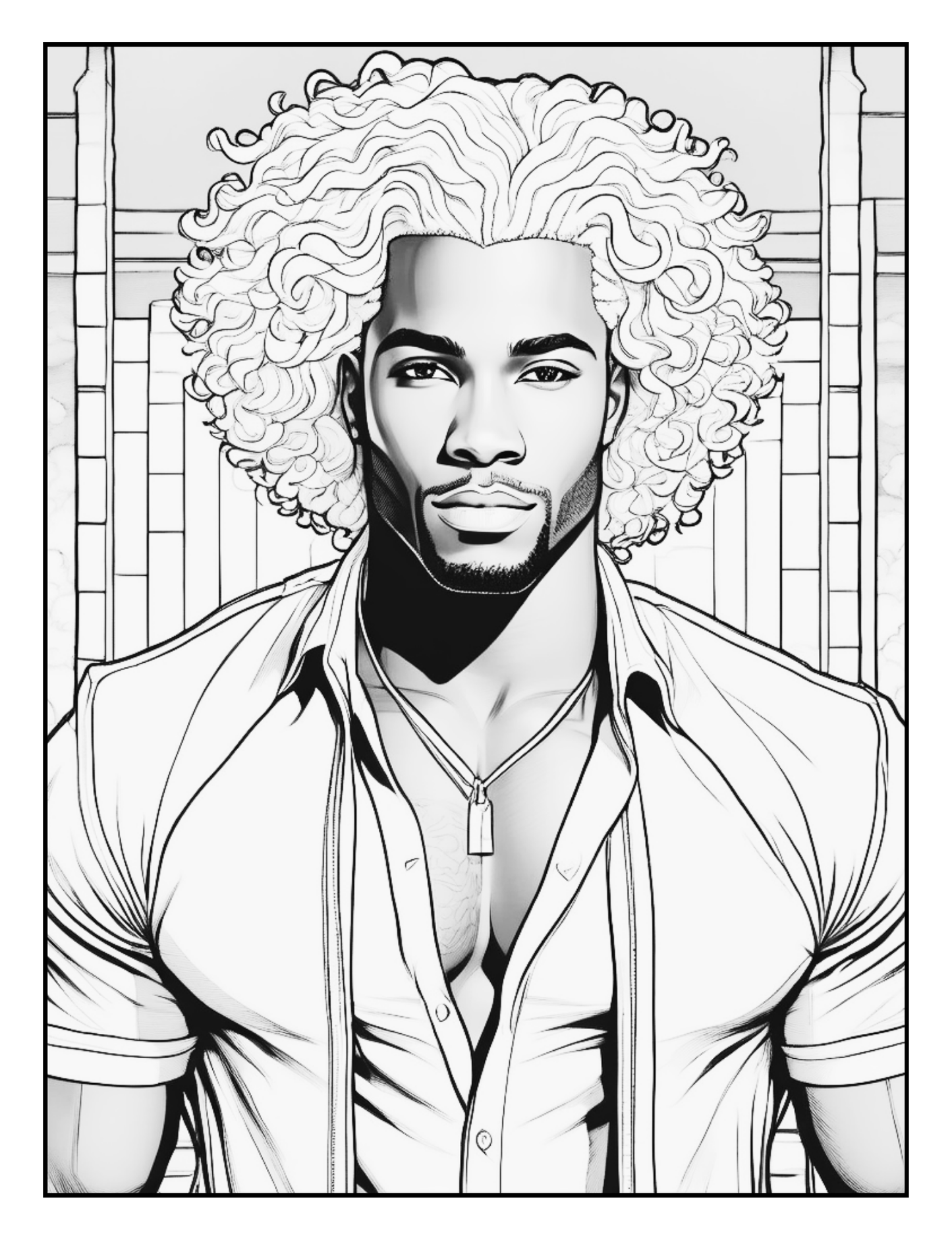 Breathe King Anxiety Relief Coloring Book  | Black Mental Health | 43-Page Digital Download for Stress Relief