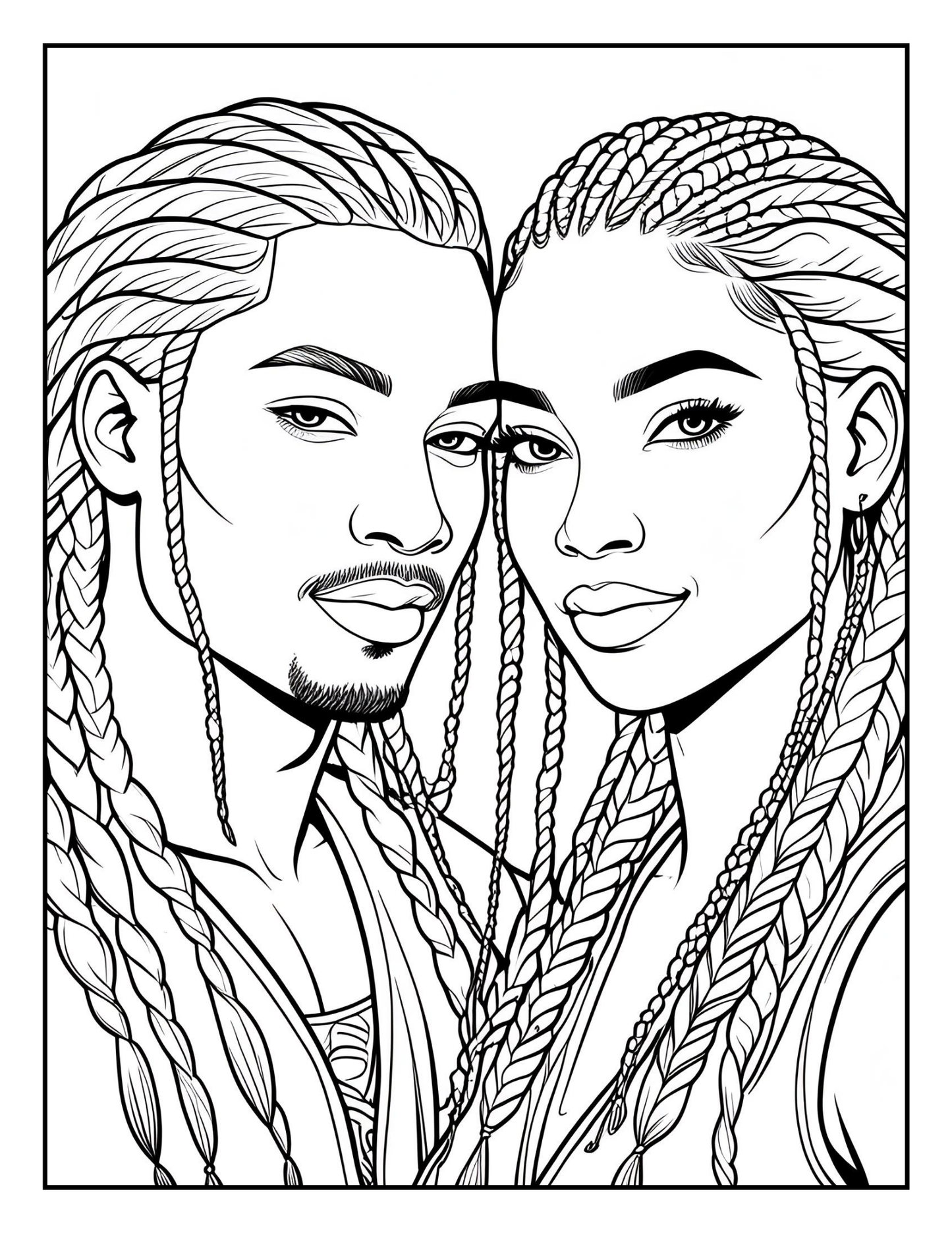 Black Couples in Love A Coloring Journey of Romance and Beauty: Celebrating Black Love, Passion, and Connection While Promoting Relaxation, Stress Relief, and Mindfulness
