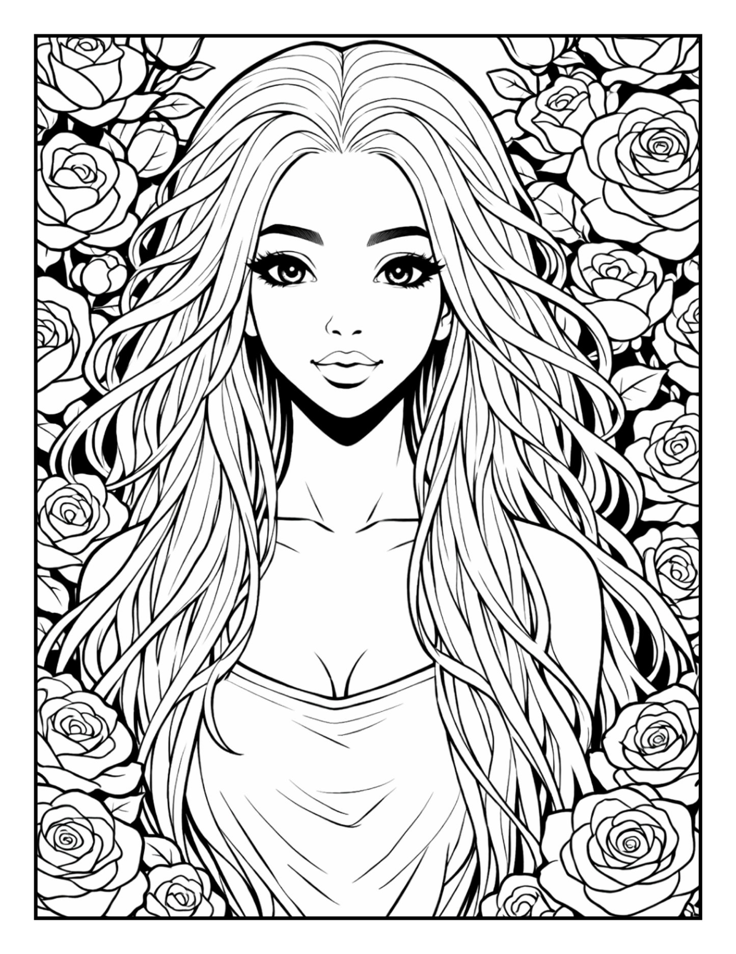 Melanin Magic A Black Girl Coloring Book: Celebrating Black Girl Magic with Anime-Inspired Art, Bold Hairstyles, and Expressive Features