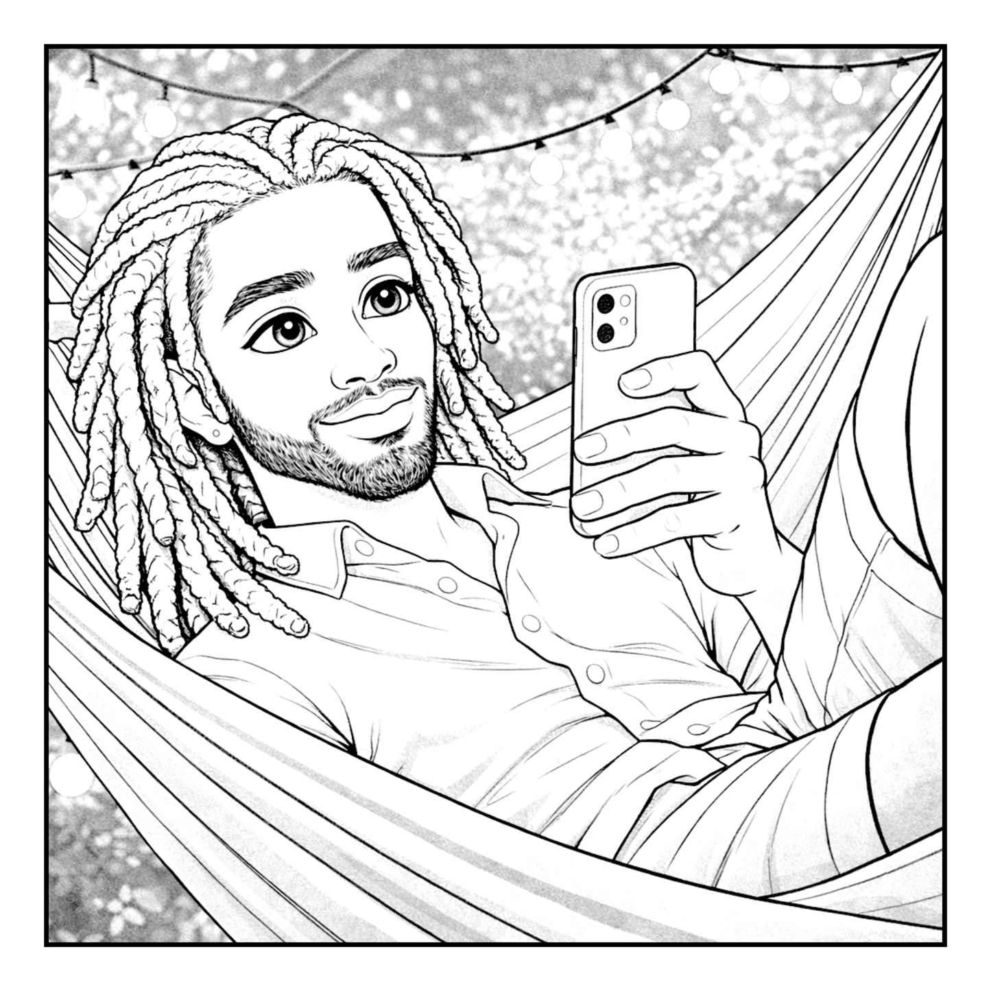 Summertime King Vibes Coloring Book Digital Download