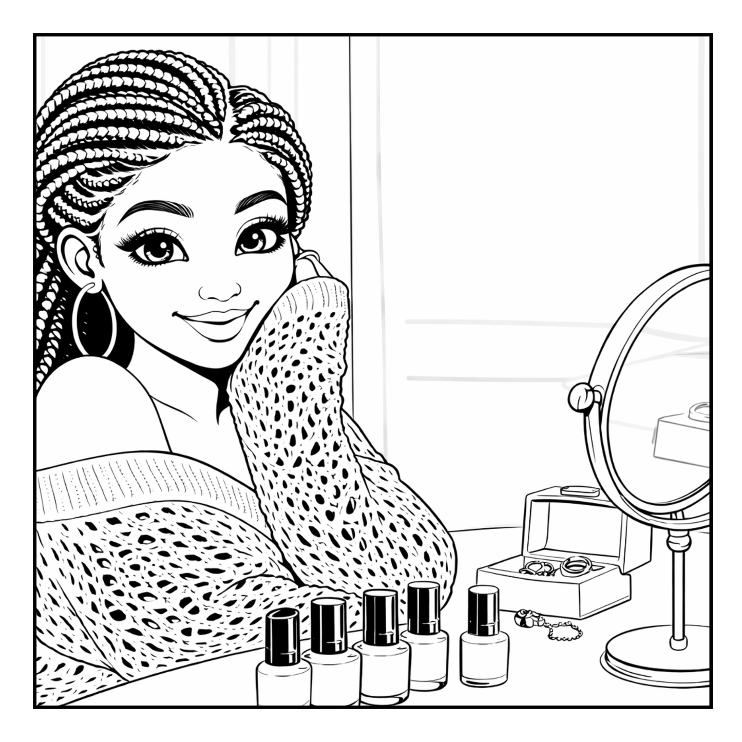 Every Day Queens A Coloring Book of Joy & Confidence Celebrating Black Hair & Embracing Every Twist, Loc, Curl & Crown Worn With Pride