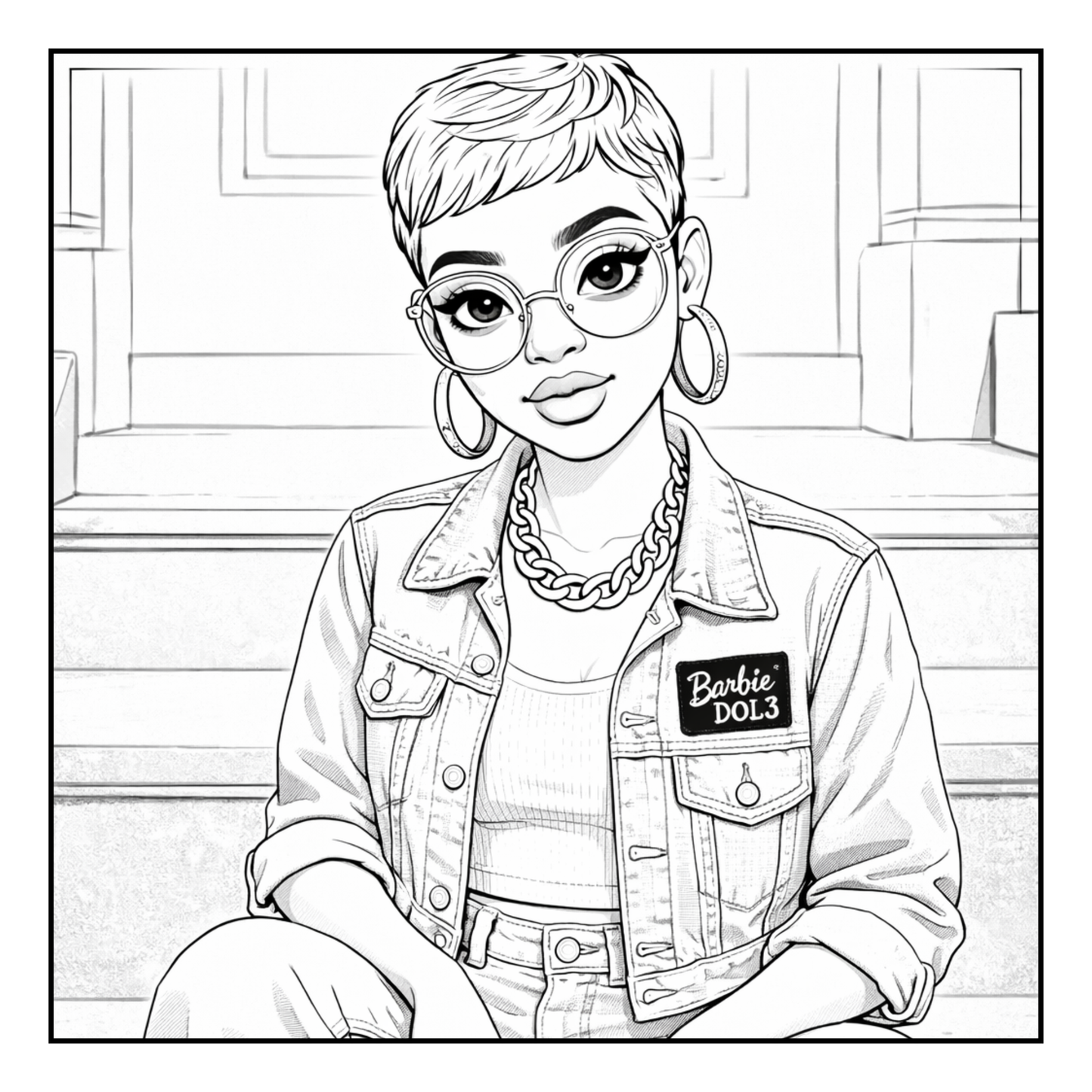 90's Girl Era Coloring Book A Mindful Coloring Experience Rooted in 90s Black Girl Nostalgia