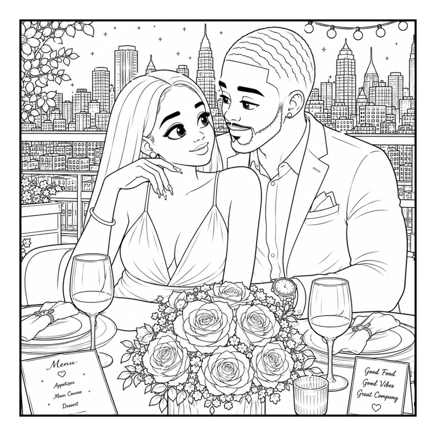 The Moments that made us A Coloring Journey From First Dates to Forever, Celebrating Love, Family & Growing Old Together Digital Download