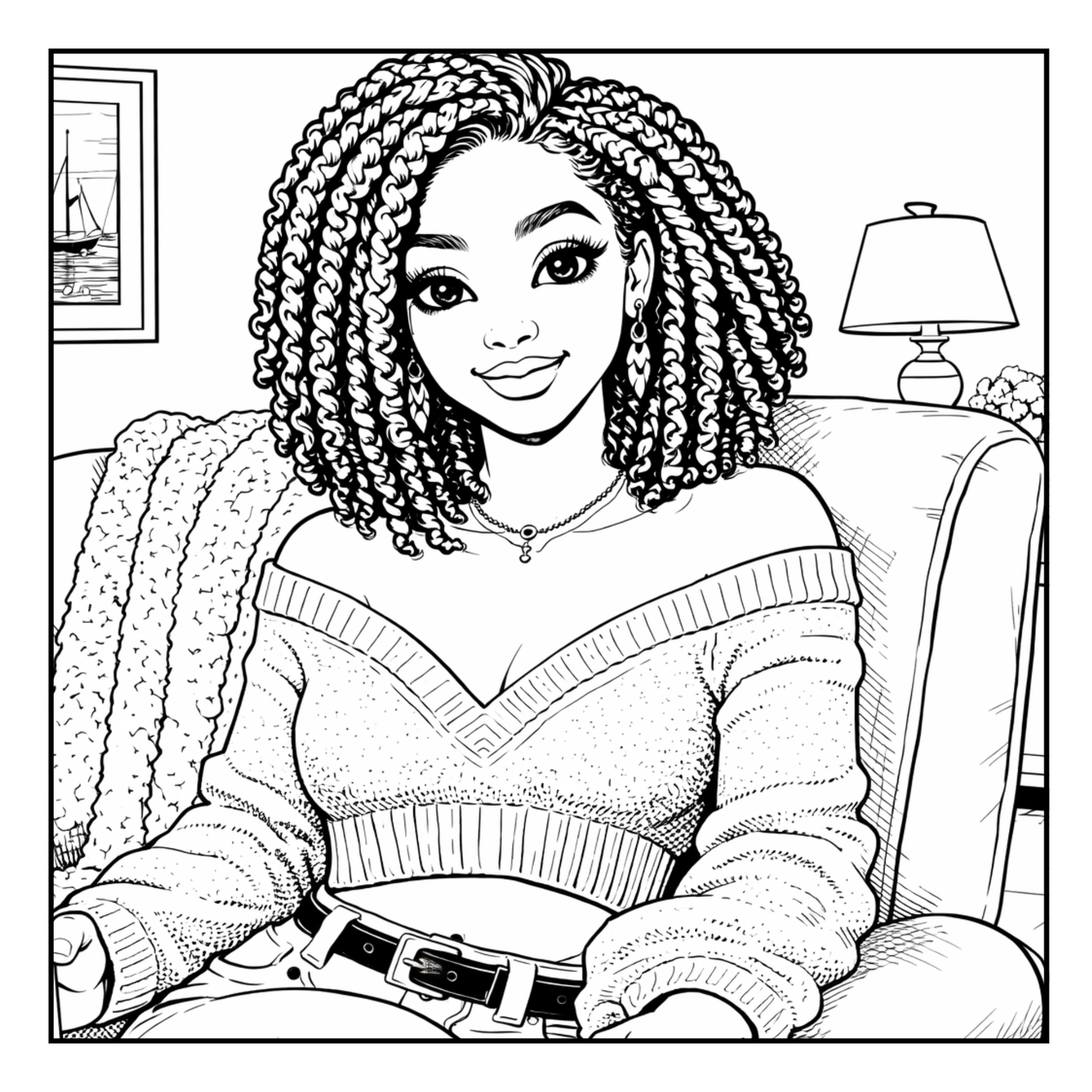 Every Day Queens A Coloring Book of Joy & Confidence Celebrating Black Hair & Embracing Every Twist, Loc, Curl & Crown Worn With Pride