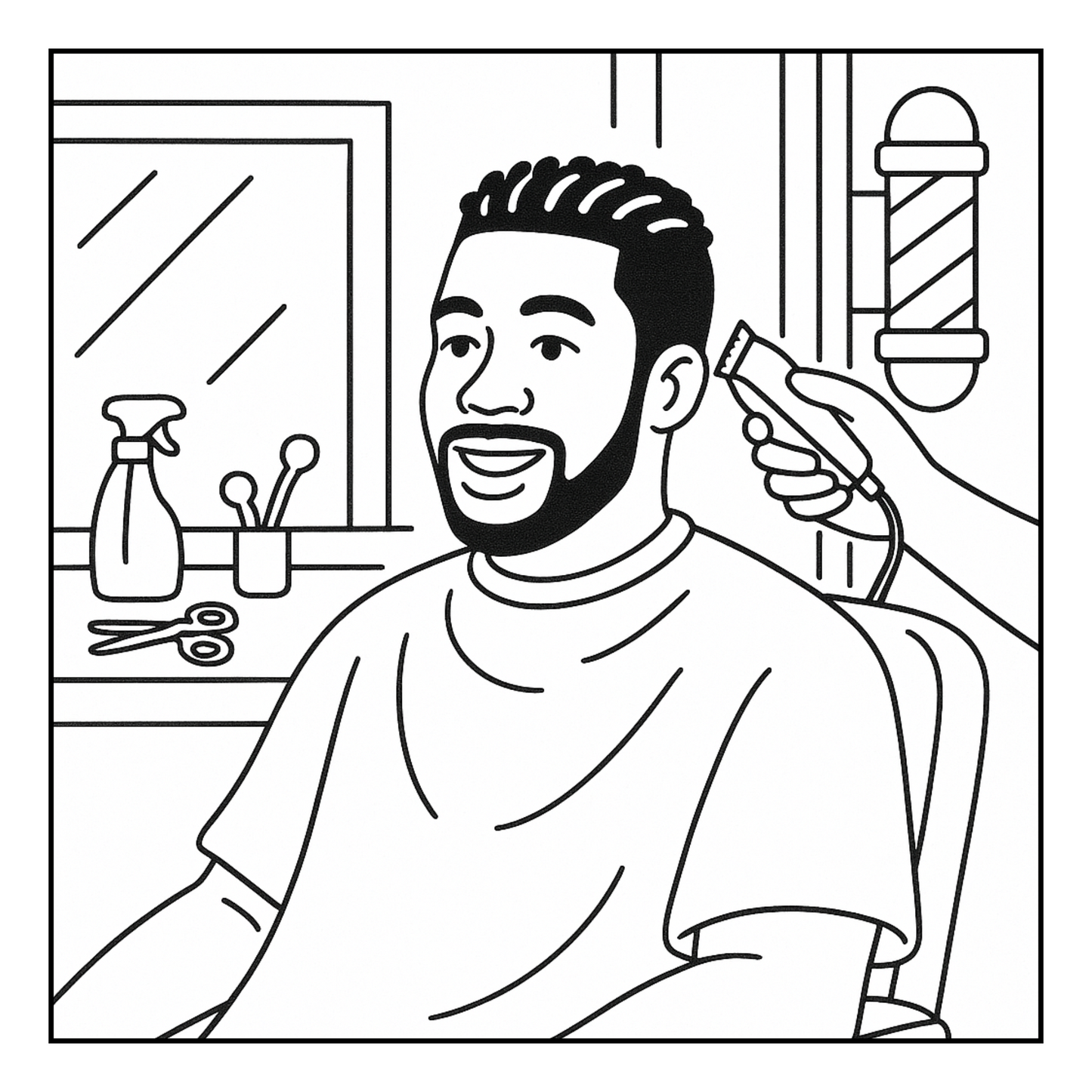 Cozy Men Activities Coloring Book | Bold & Easy Stress Relief, Self Care & Relaxation for Adults