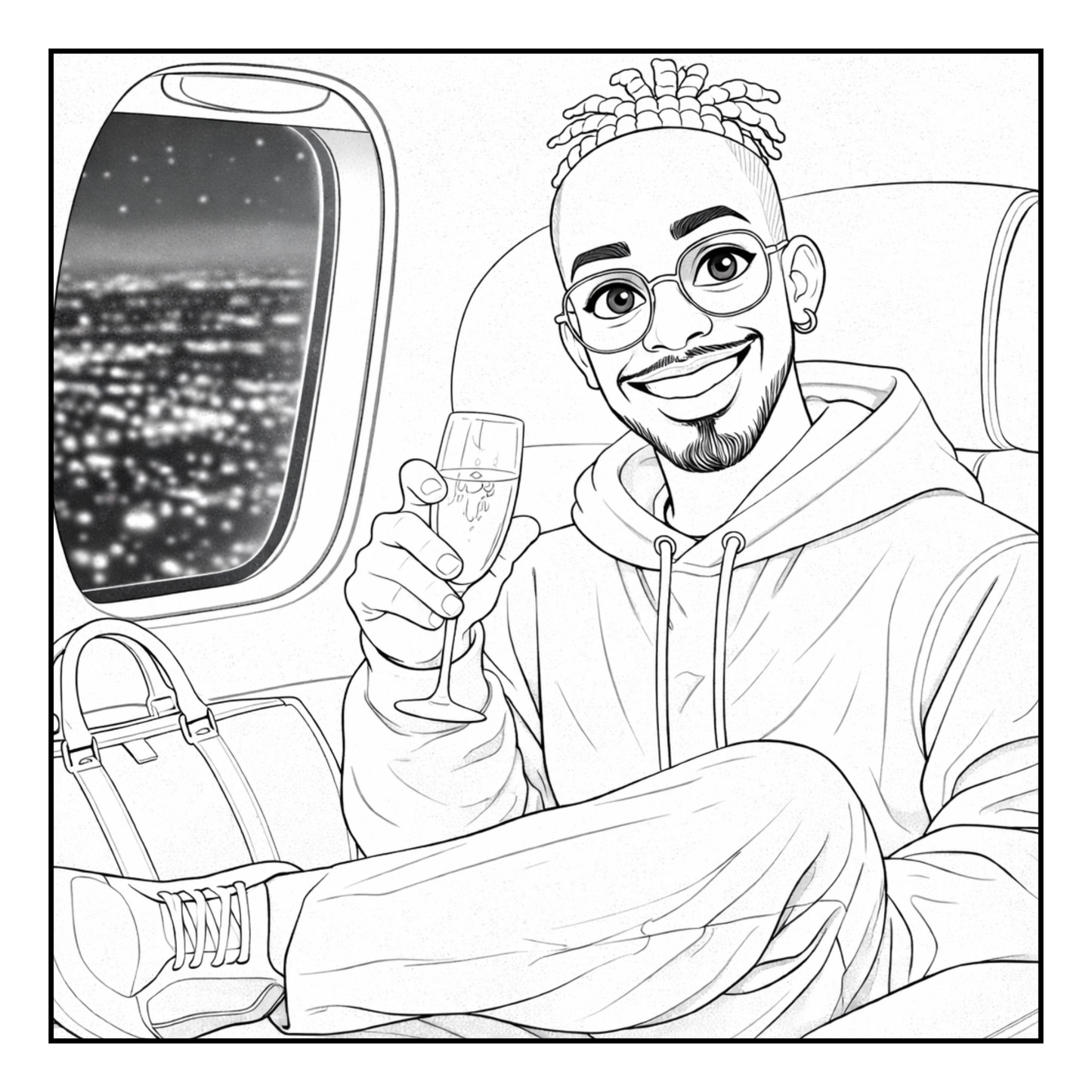 Summertime King Vibes Coloring Book Digital Download