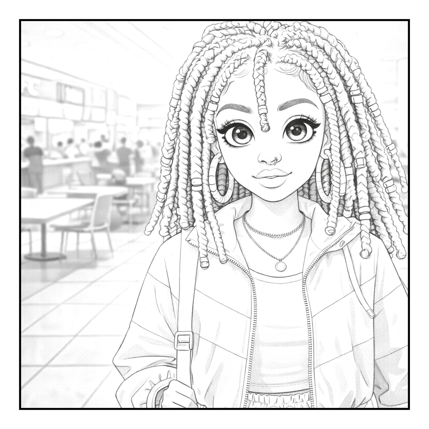 90's Girl Era Coloring Book A Mindful Coloring Experience Rooted in 90s Black Girl Nostalgia