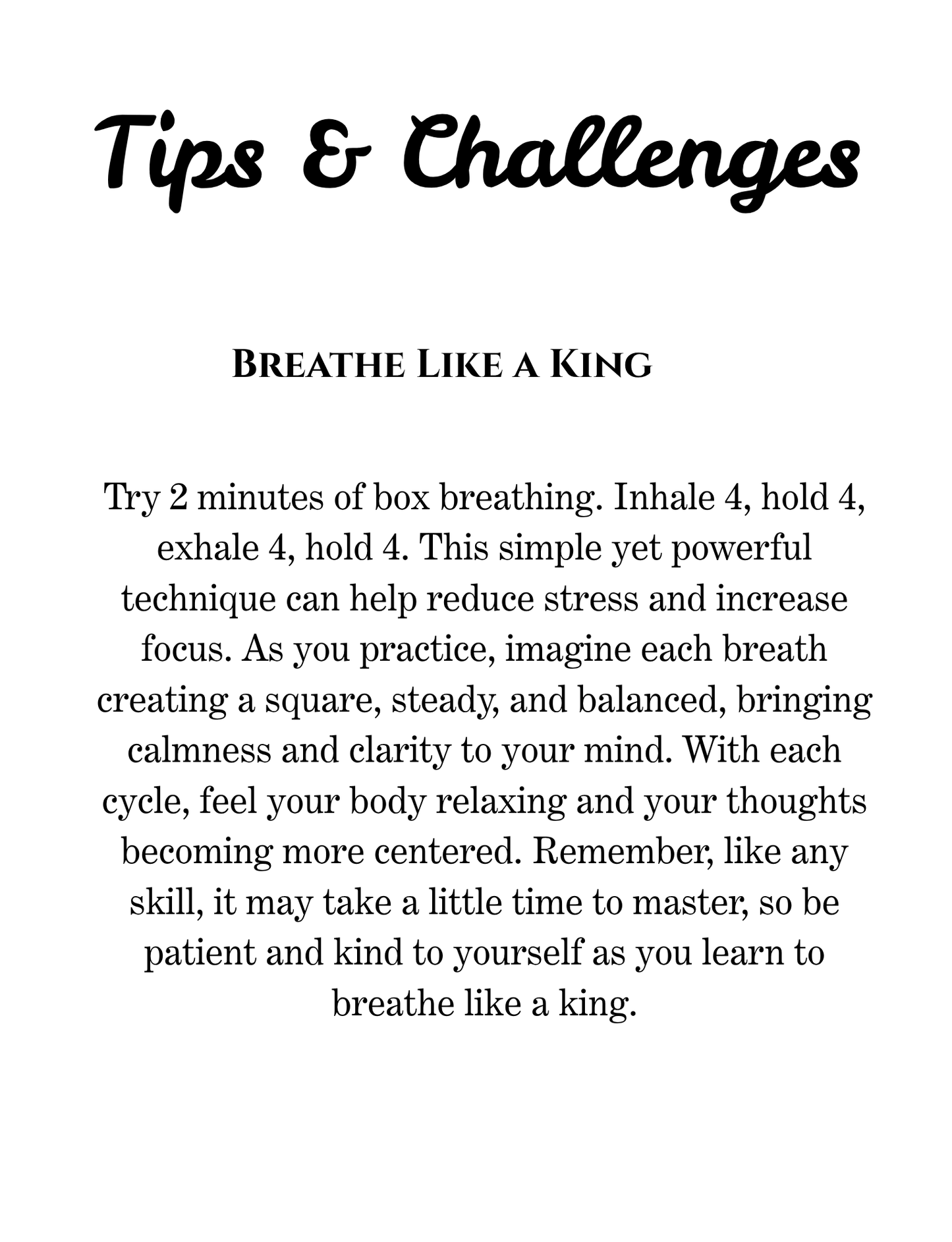 Breathe King Anxiety Relief Coloring Book  | Black Mental Health | 43-Page Digital Download for Stress Relief