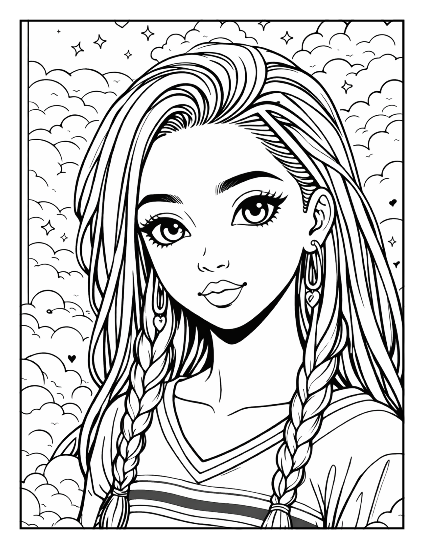 Melanin Magic A Black Girl Coloring Book: Celebrating Black Girl Magic with Anime-Inspired Art, Bold Hairstyles, and Expressive Features