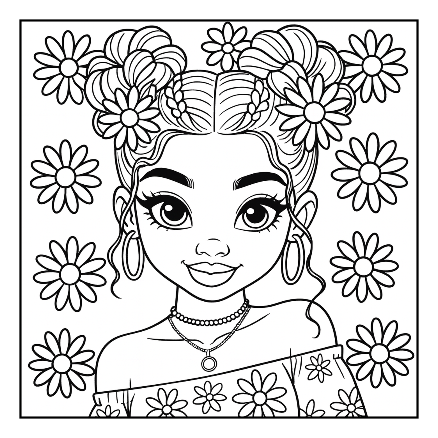 Color Her Calm A Self-Care Coloring Book for Black Women: A Mindful Coloring Journey Celebrating Black Beauty, Confidence, and Relaxation