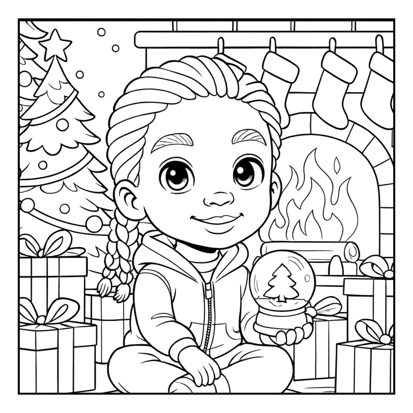 Little Kings Christmas Coloring Book | 35 Bold and Easy Pages | Fun Holiday Coloring Book for Kids | Digital Download Printable Book